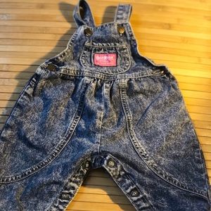 Jean overalls for baby girl